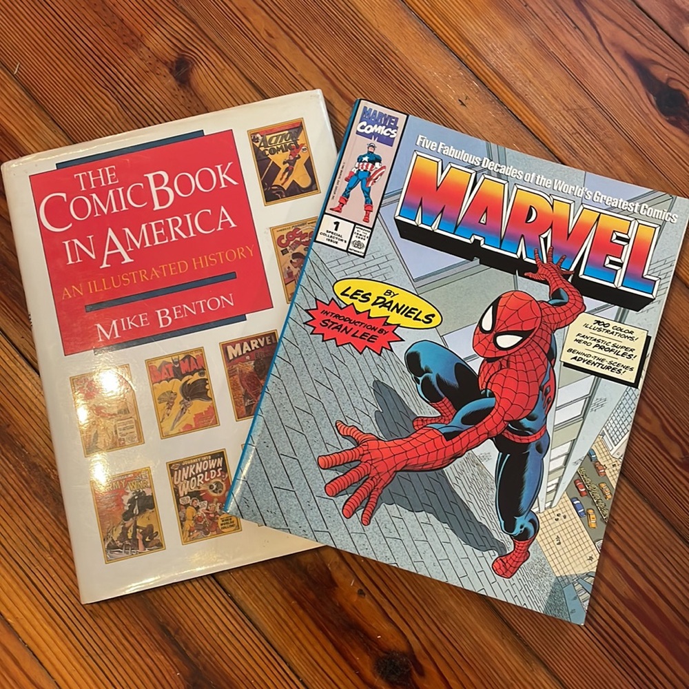 TWO Comic Collector's Books